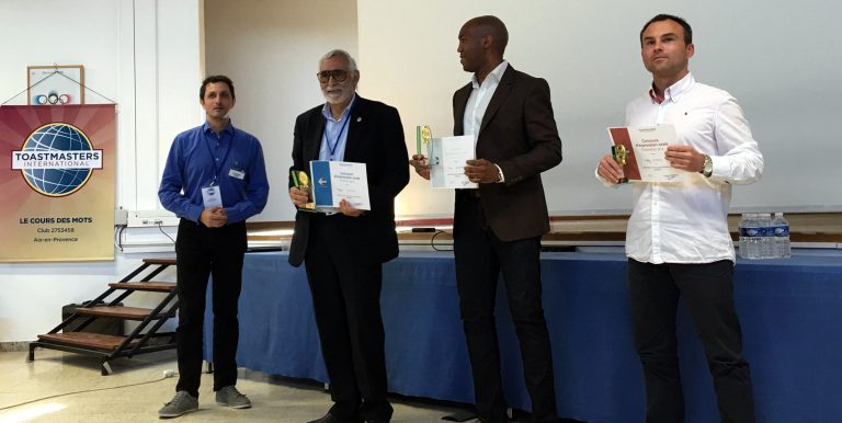 concours Toastmasters Division F (23 avril 2016 à Aix-en-Provence)